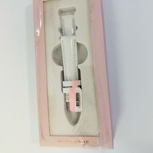 Replacement strap white leather size 16mm | New | S🅰️LE RUBY LANE sydney